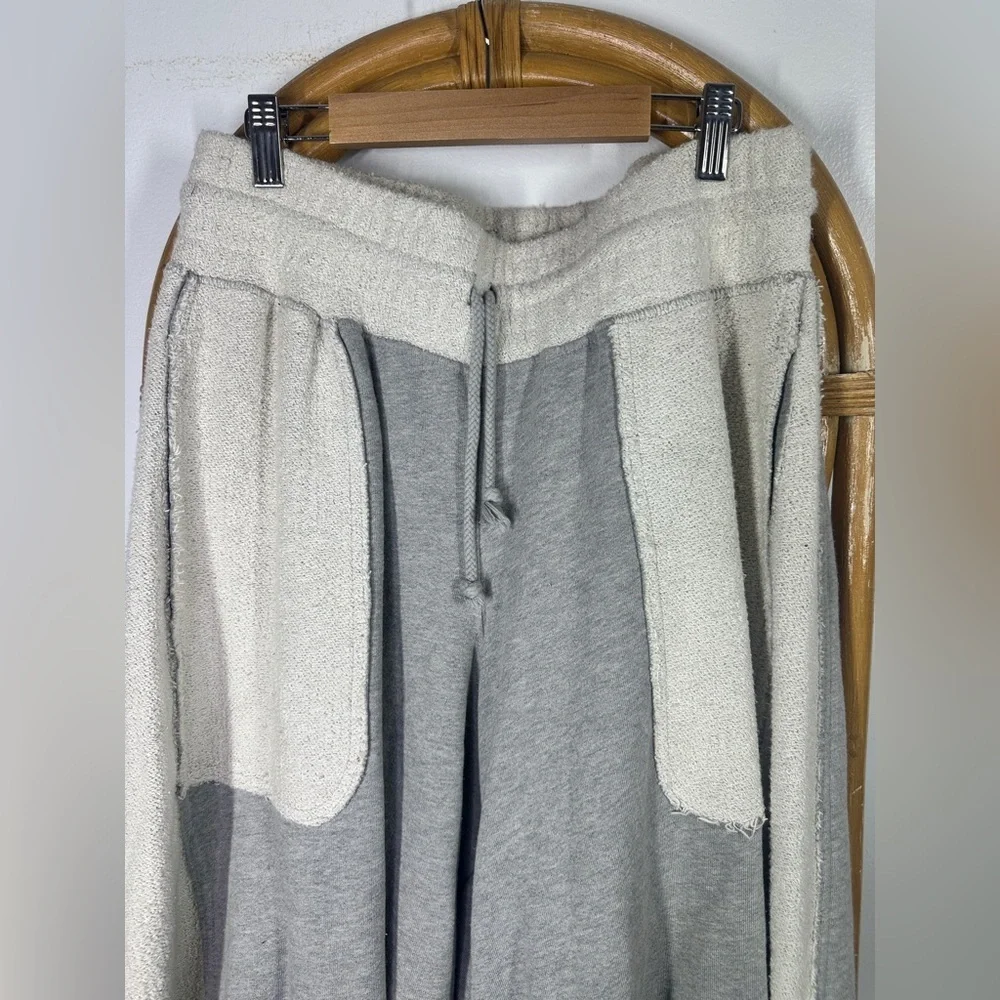 Free People Movement Upbeat Grey Wide Leg Sweatpants sz M